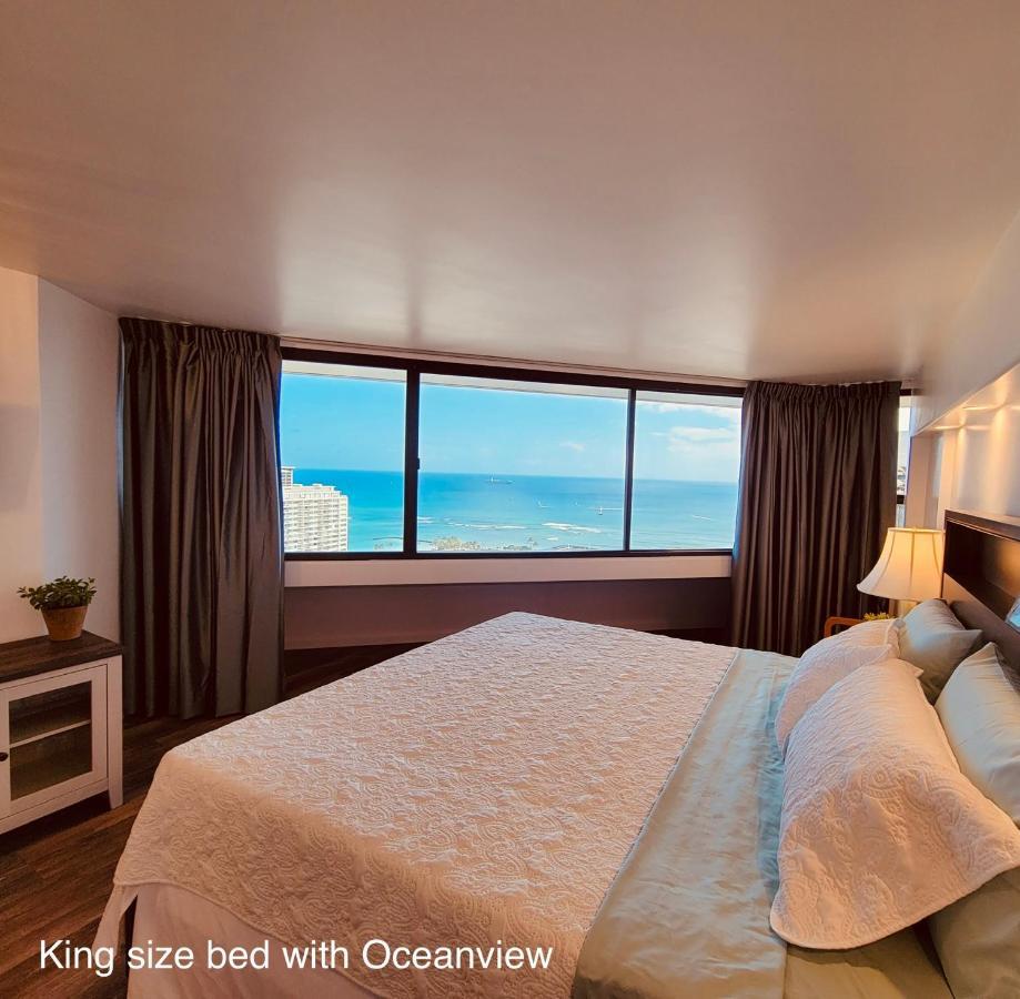 ホノルル Waikiki High-Rise Sea View Free Parkingアパートホテル エクステリア 写真
